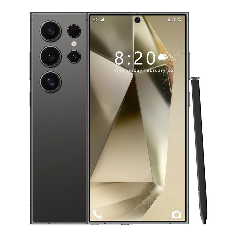 2025 New Year Gift [Unlocked C37 5G Smartphone] Android 13, 8GB+256GB, 6.8" Display, 13MP+50MP Dual Camera, 6800Mah Battery, Built-In Stylus Pen