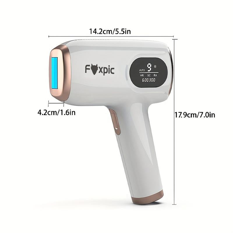 【Buy 1 Get 4】Hair Removal Device for Women and Men, 9 Smart Modes, At-Home Hair Removal Machine for Face Bikini Line Legs Arms Armpits Epilator Blade