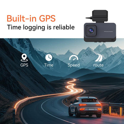 SKDW G351B 4K DUAL Dash Cam Front and Rear, Car Accessories, 3’IPS Display Car Camera, Wifi, Loop Recording Dash Camera