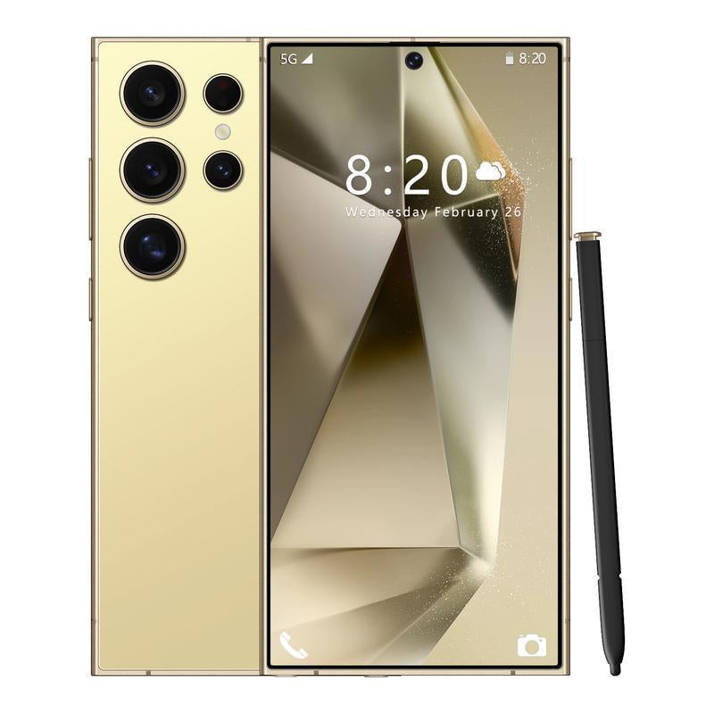 2025 New Year Gift [Unlocked C37 5G Smartphone] Android 13, 8GB+256GB, 6.8" Display, 13MP+50MP Dual Camera, 6800Mah Battery, Built-In Stylus Pen