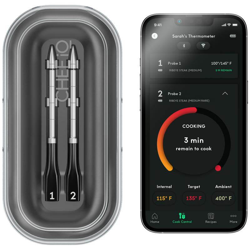 CHEF Iq Sense Smart Wireless Meat Thermometer with Unlimited Range Kitchen Utensils