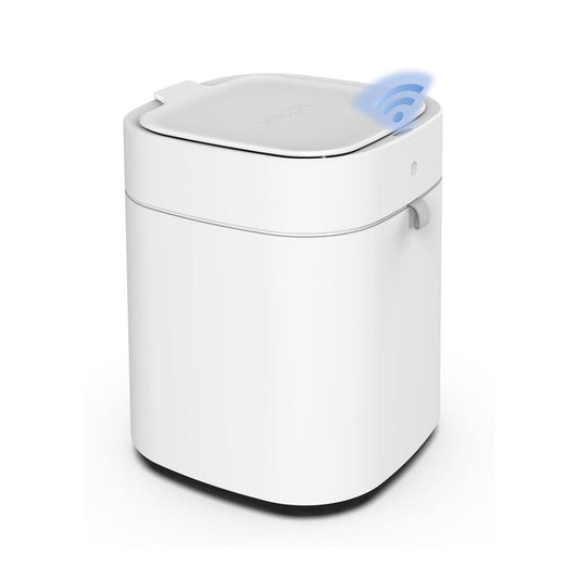 Intrelife Smart Trash Cans, Automatic Trash Bin with Waterproof Motion Sensor, Self-Sealing & Self-Changing for Bathroom & Office