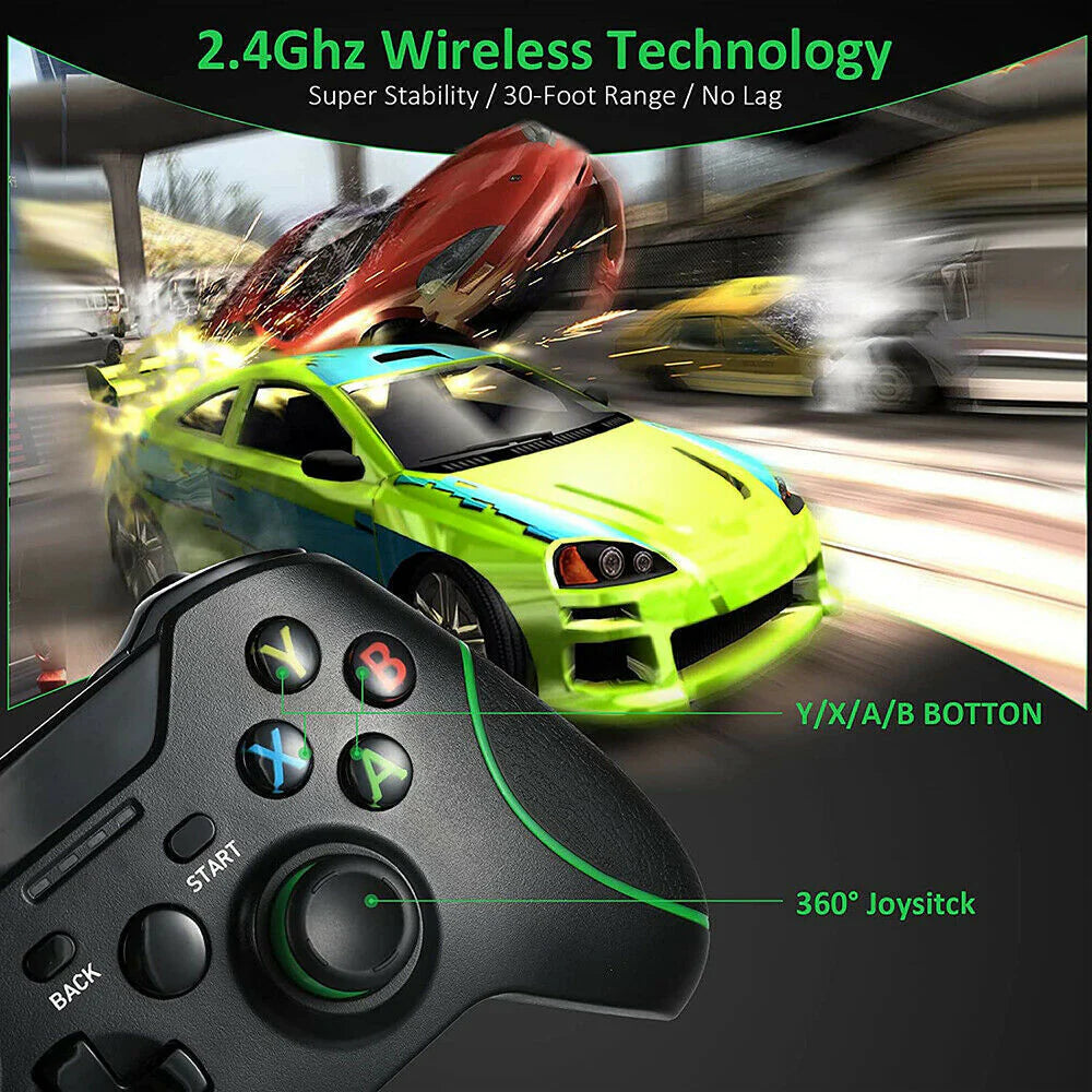 Wireless Controller for Microsoft Xbox One / S / X / E / Windows 7 8 10 PC 2.4G