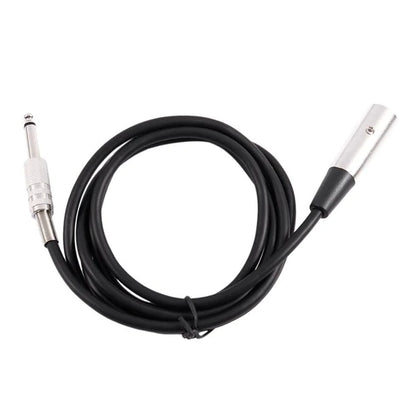 XLR 3-Pin Male to 1/4" Plug TS Microphone Mono Cable Unbalanced Shielded Audio