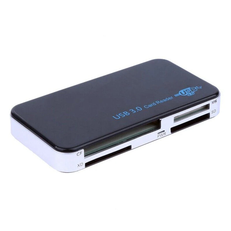 USB 3.0 Memory Card Reader Adapter 5GBPS Fit for Cf/Tf/Sd/Micro SD/XD/M2/MS Card