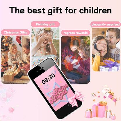 [ Best Quality] Mini Phone Super Kids Smart Phone 32G , Unlocked 4G Andriod Phone 3.0" HD Screen , Kids Phone Birthday Gift , Kids Gift Smartphone Tempered Cellphone