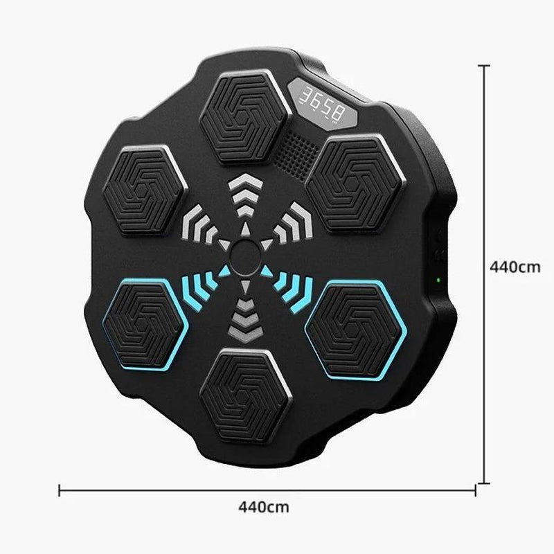 Eulique Sports Smart Music Boxing Target Pad Fitness Equipment Smart Phone Bluetooth Connection Light up for Adult Home Gym Bodybuilding Workout