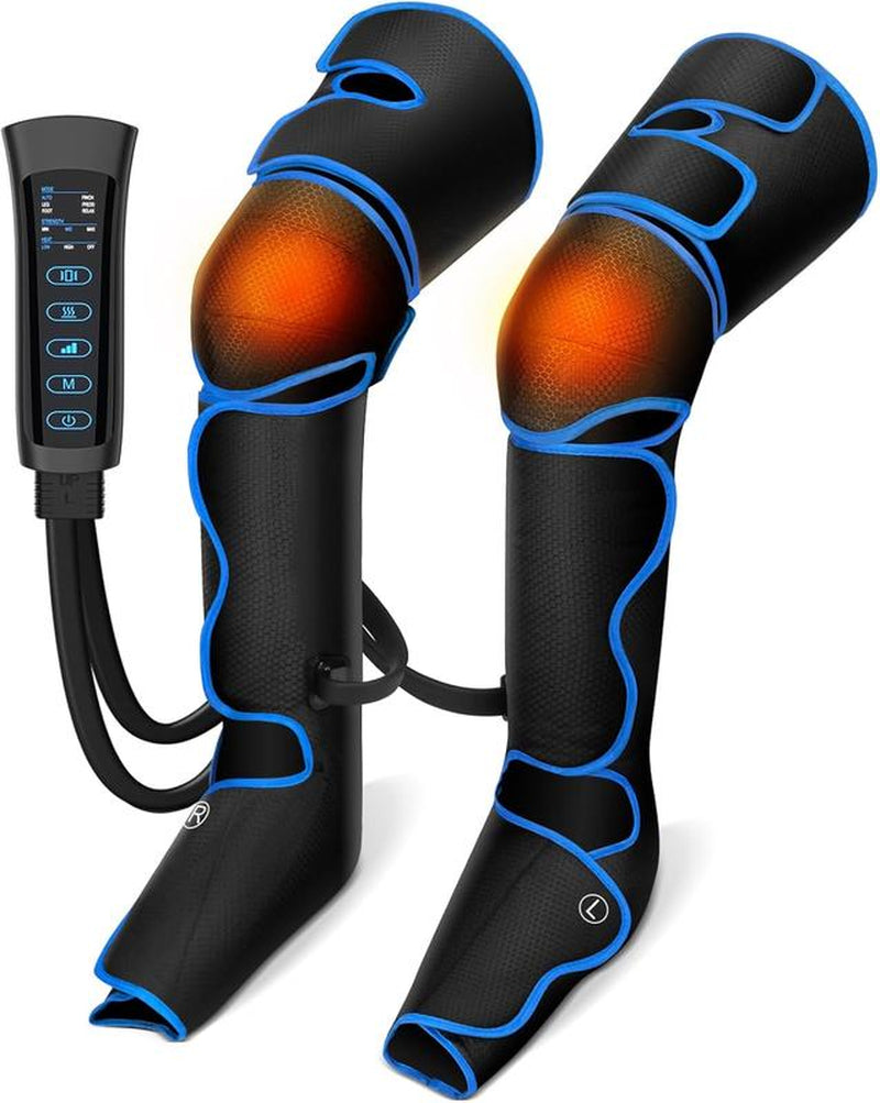 TOLOCO Leg Massager, Leg Massager with Air Compression for Circulation, Relaxation and Pain Relief with 6 Modes 3 Vibration, Perfect Present for Man/Woman/Family, Thanksgiving, Christmas, New Year Gift