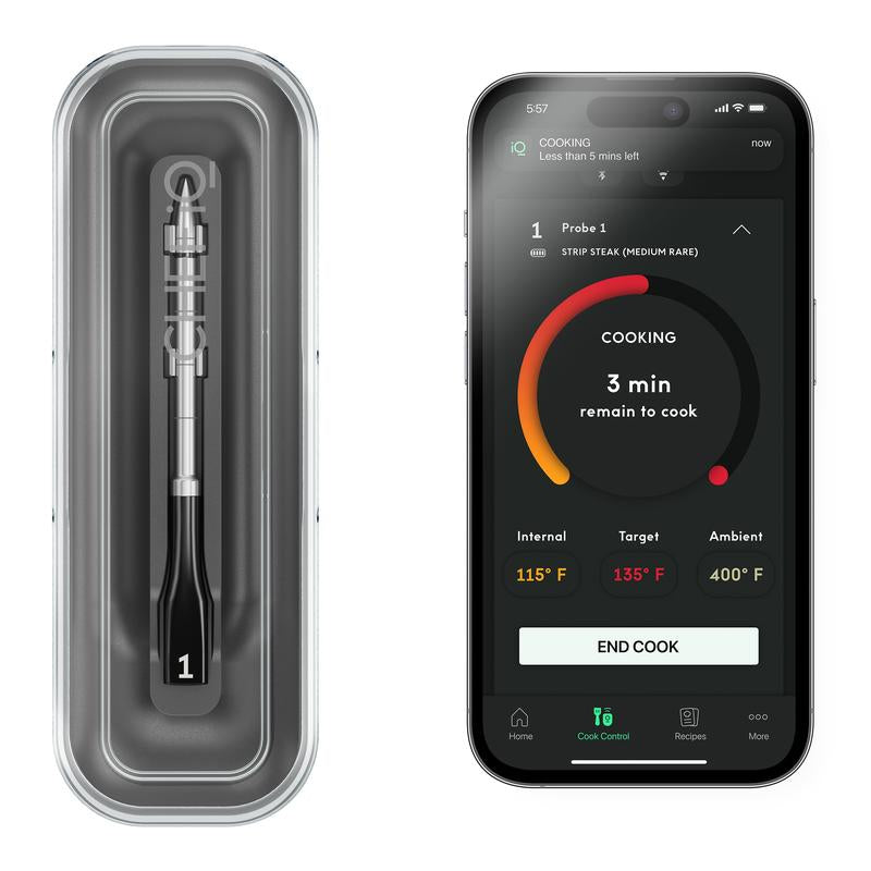 CHEF Iq Sense Smart Wireless Meat Thermometer with Unlimited Range Kitchen Utensils