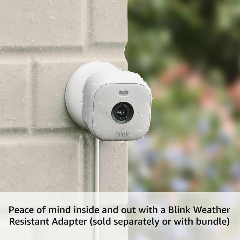 Blink Mini 2 - Home Security & Pet Camera with HD Video, Color Night View, Motion Detection, Two-Way Audio, and Built-In Spotlight - 1 Camera (White)