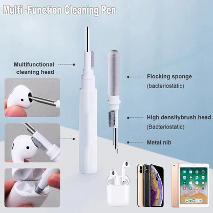 Cleaning Pen for Airpods Pro 1 2 Earphones Cleaner Kit Soft Brush Case Earbuds