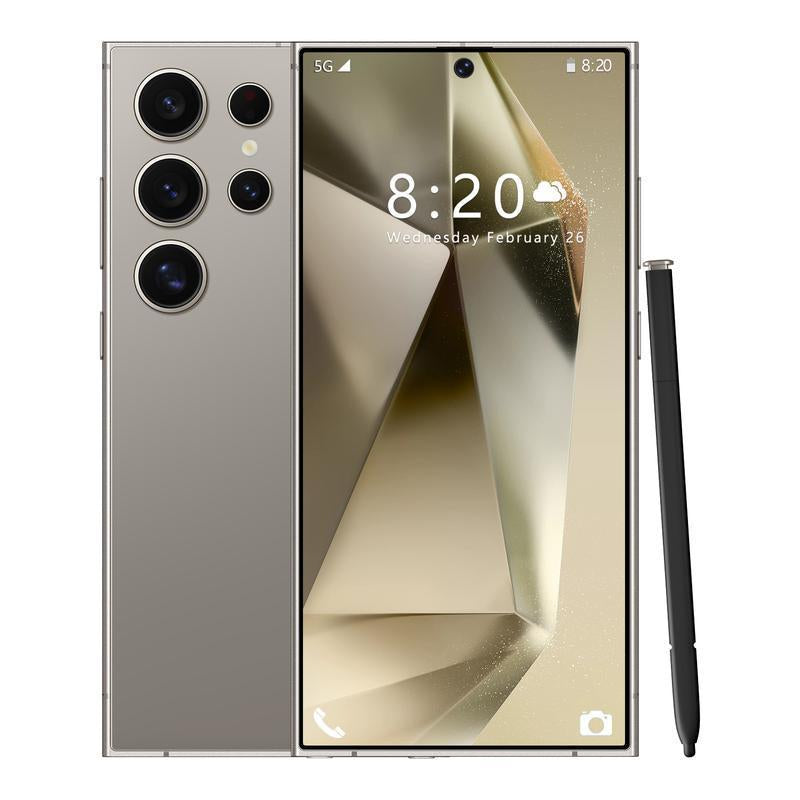 2025 New Year Gift [Unlocked C37 5G Smartphone] Android 13, 8GB+256GB, 6.8" Display, 13MP+50MP Dual Camera, 6800Mah Battery, Built-In Stylus Pen