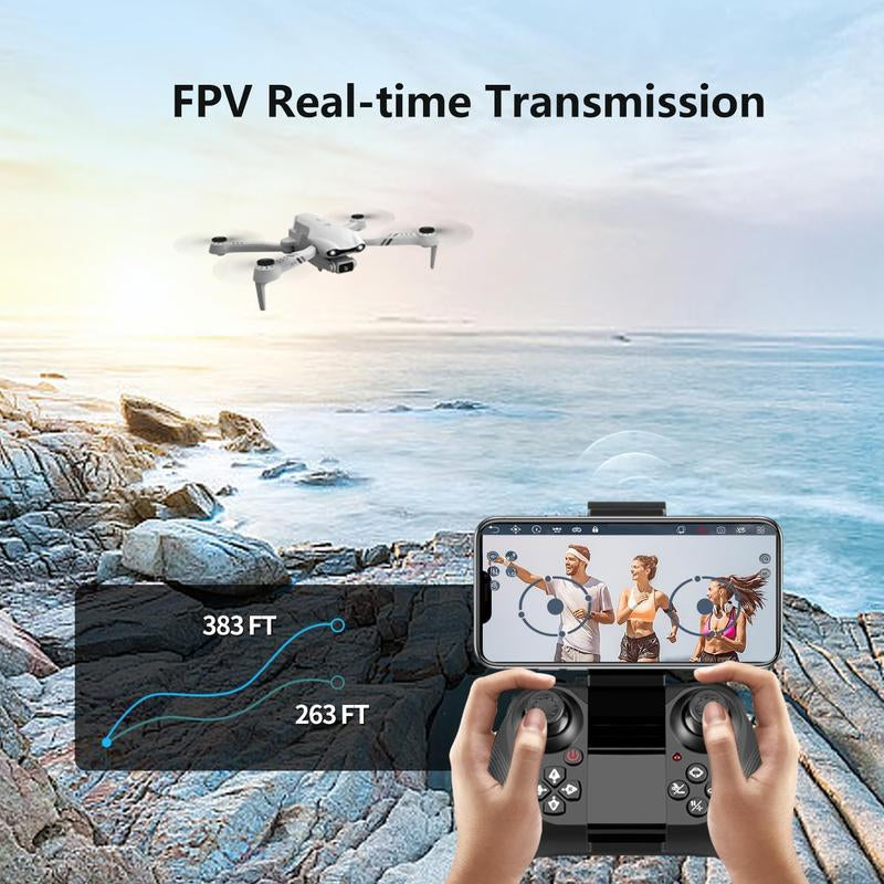 GPS Drone with Camera HD Brushless Motor, Smart Fpydrone Remote Control Quadcopter, Remote Control Toys