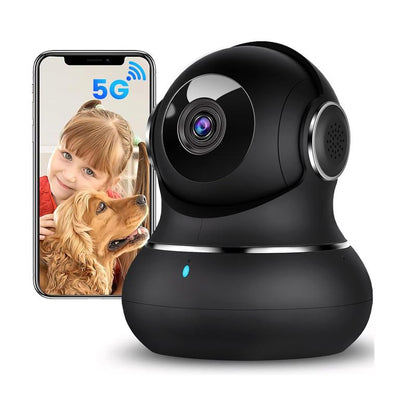 Litokam 2K Indoor Camera: 360° Pan/Tilt Home Security for Pets, Motion Detection, Night Vision, 2-Way Audio, Alexa Compatible, App Control