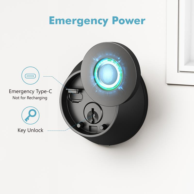 EUERTE 3Th Gen Fingerprint Door Lock with App Smart Deadbolt Auto Lock Easy Install Great for Home Perfect Replacement the Traditional Deadbolt