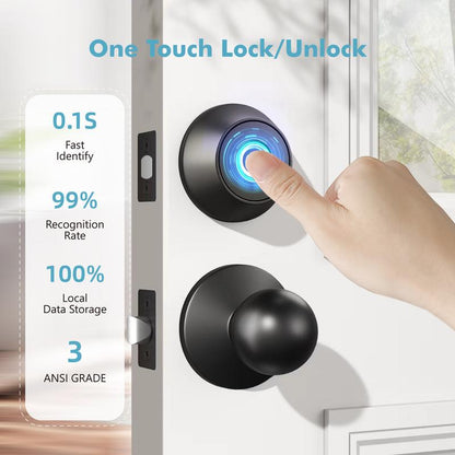 EUERTE 3Th Gen Fingerprint Door Lock with App Smart Deadbolt Auto Lock Easy Install Great for Home Perfect Replacement the Traditional Deadbolt