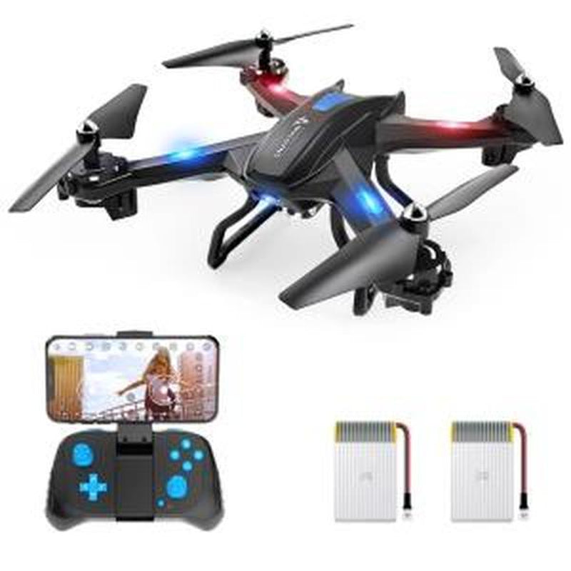 Snaptain S5C Wifi FPV Drone with 1080P HD Camera, Voice Control, Gesture Control RC Quadcopter for Beginners with Altitude Hold, RTF One Key Take Off/Landing, Compatible W/Vr Headset Accessories Mobile Remote FPV